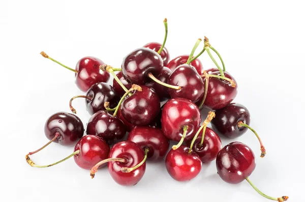 Newly harvested red cherries — Stock Photo, Image