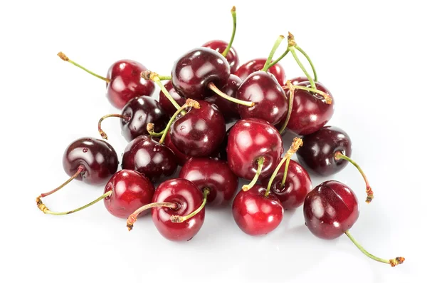 Freshly harvested cherries — Stock Photo, Image