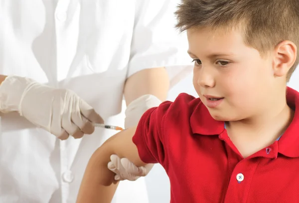 Dad I have a fear of needles — Stock Photo, Image