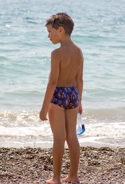 Bambino divertirsi sulla spiaggia 9 — Foto Stock