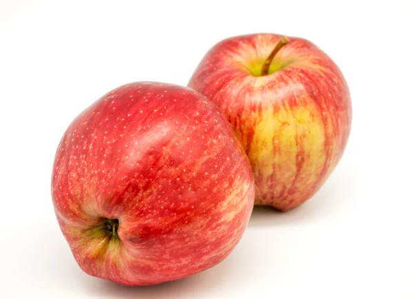 Duas maçãs vermelhas — Fotografia de Stock
