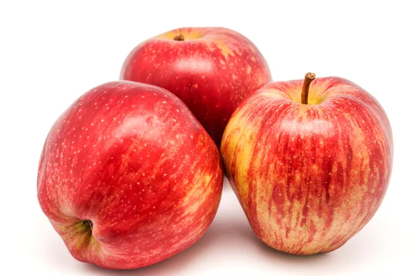 Three red apples — Stock Photo, Image