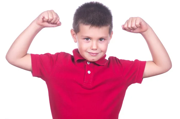 Muscled boy — Stock Photo, Image