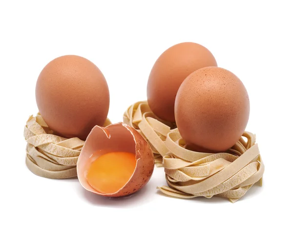 Nest eggs italian pasta 8 — Stock Photo, Image