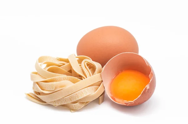 Italské těstoviny hnízda vejce 20 — Stock fotografie