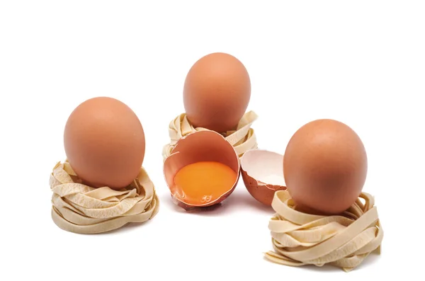 Φωλιά αυγά ιταλικά ζυμαρικά 11 — Φωτογραφία Αρχείου