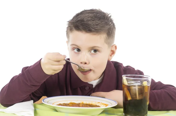 Niño comiendo 5 — Foto de Stock
