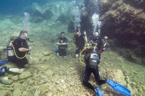 Scuba diver cursus — Stockfoto