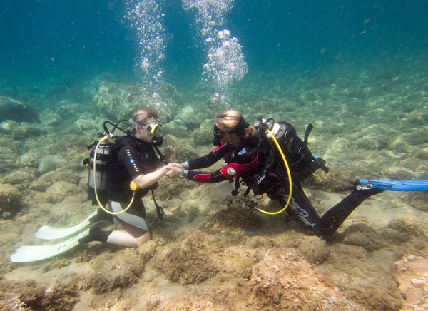 Scuba潜水 — 图库照片