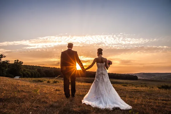 Bruiloft landschap — Stockfoto