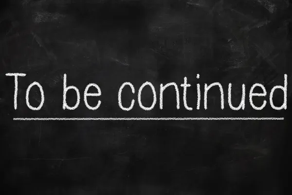 To be continued — Stock Image To be continued Stock Image