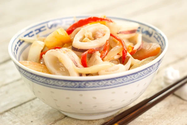 Stir Fried Squid — Stock Photo, Image