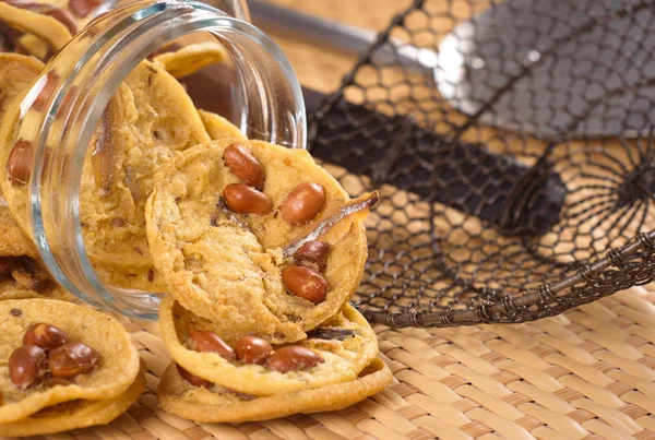 Peanut Brittle Biscuits — Stock Photo, Image