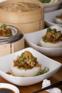 Çin pirinç suyu olarak da bilinen chwee kuih Pastalar