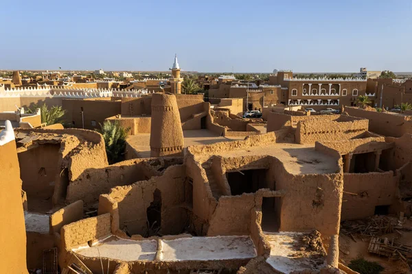 Una Vista Aérea Ushaiqer Heritage Village Arabia Saudita —  Fotos de Stock