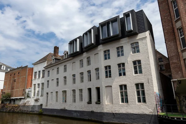 Eine Mischung Aus Alter Und Moderner Architektur Gent Belgien — Stockfoto