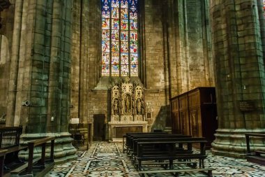 Milano Katedrali 'nin içi (Duomo di Milano)) 