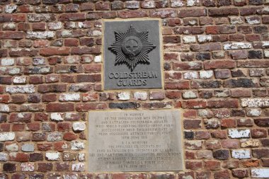Braine-l 'Alleud, Belçika - 14 Temmuz 2018 Hougoumont çiftliğindeki 2.