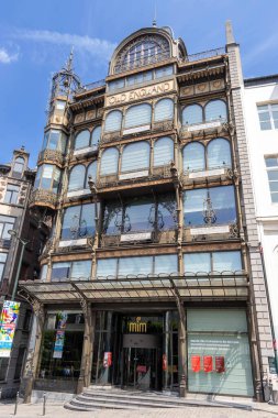 Brüksel, Belçika - 17 Temmuz 2018: Müzikal Aletler Müzesi