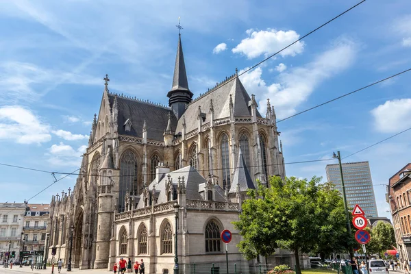 Iglesia Nuestra Señora Las Victorias Sablon Bruselas Bélgica — Foto de Stock