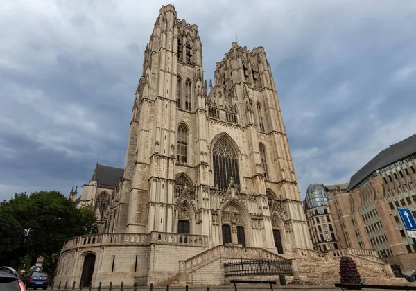 Kathedrale Michael Und Gudula Brüssel — Stockfoto