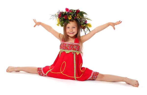 The girl the gymnast — Stock Photo, Image