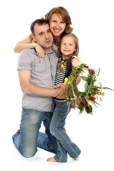 Happy family Stock Image