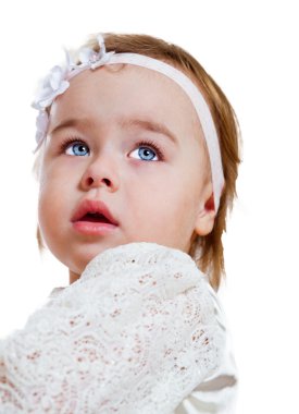 Şirin küçük kız.