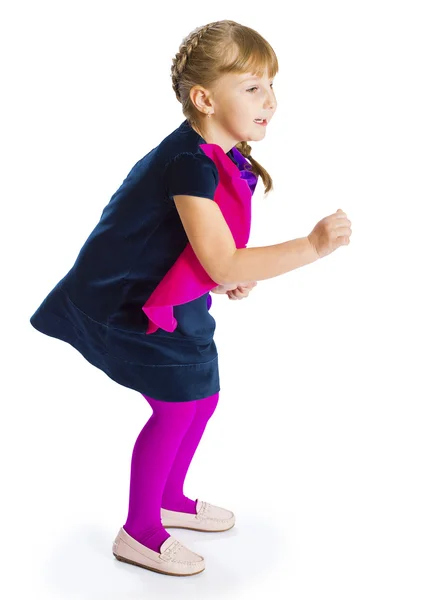 Menina bonita isolado — Fotografia de Stock