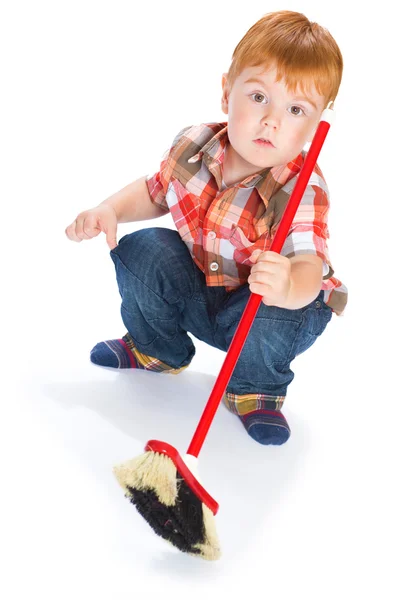 The little boy with toys — Stock Photo, Image