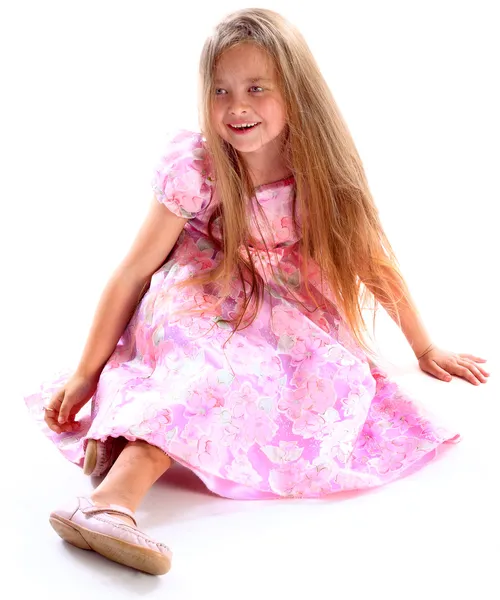 Happy little girl — Stock Photo, Image