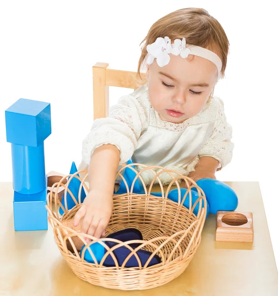 Little girl playing — Stock Photo, Image