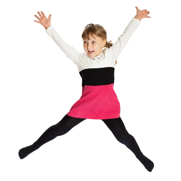 Girl jumping — Stock Photo, Image