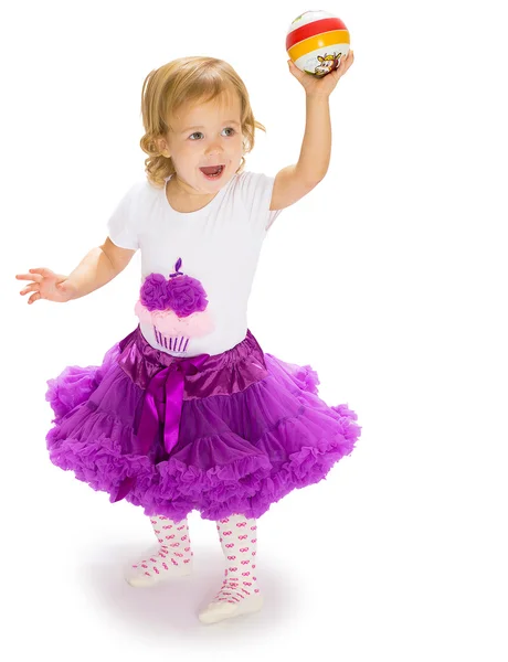 Little girl playing — Stock Photo, Image