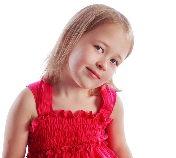 Half-length portrait of a beautiful girl — Stock Photo, Image