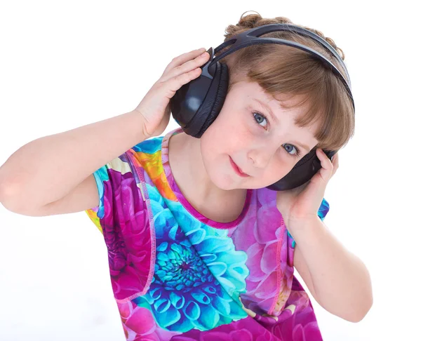 Cute little girl dancing — Stock Photo, Image