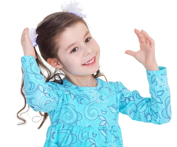 Portrait of adorable little girl — Stock Photo, Image