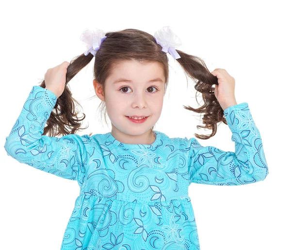 Portrait of adorable little girl — Stock Photo, Image