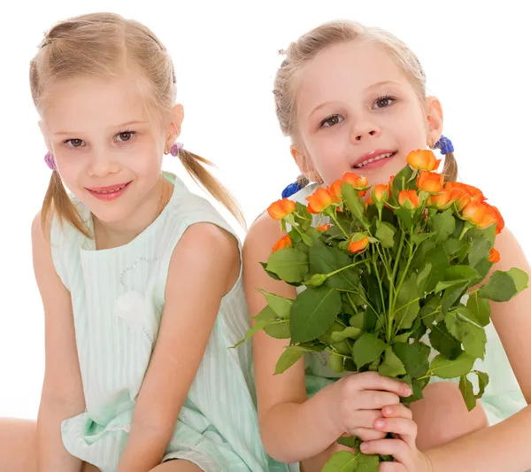 Two charming girls — Stock Photo, Image