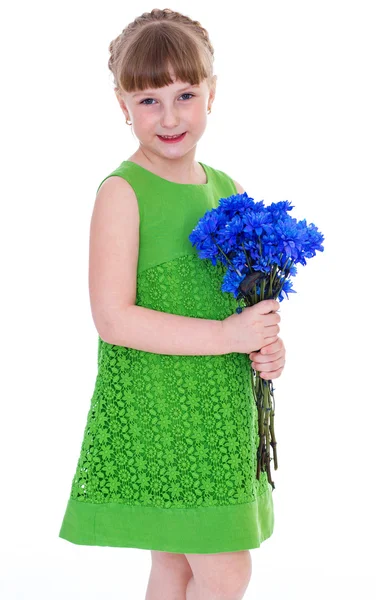 Little girl of flowers. — Stock Photo, Image
