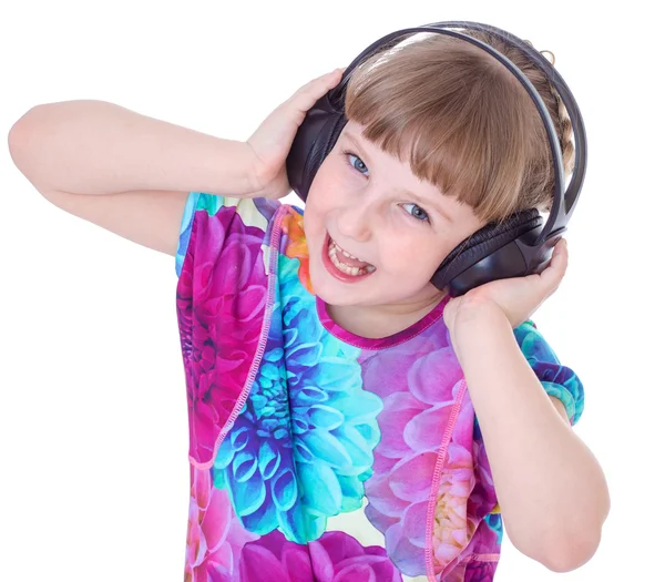 Cute little girl dancing — Stock Photo, Image