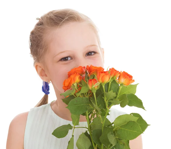 Porträt eines kleinen Mädchens — Stockfoto