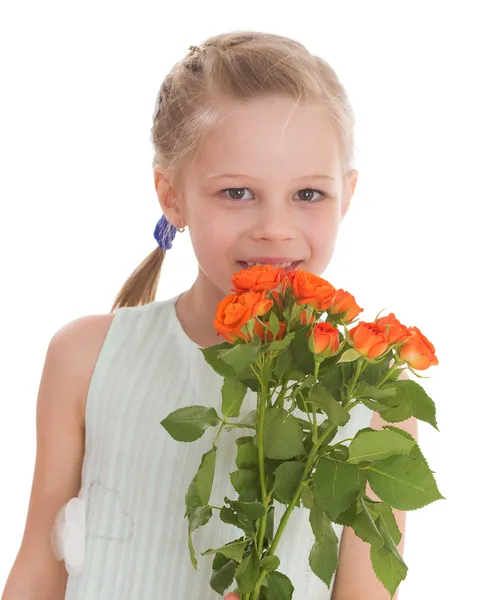 Portrait of a little girl — Stock Photo, Image