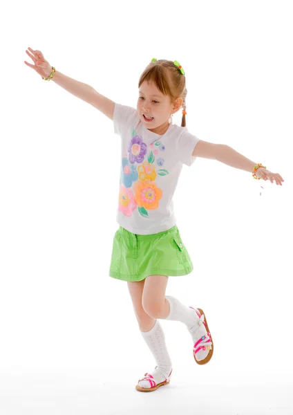 Young girl having fun. — Stock Photo, Image