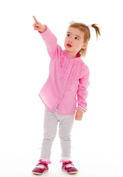 Niña en el estudio . —  Fotos de Stock