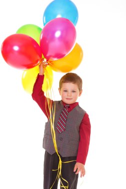 küçük çocuk balon.