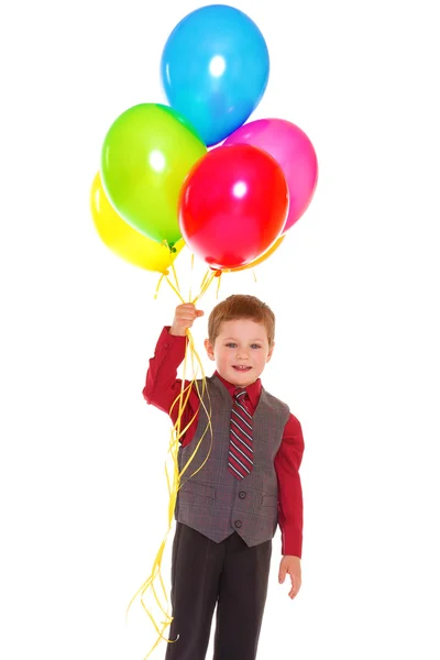 Niño con globos . — Foto de Stock