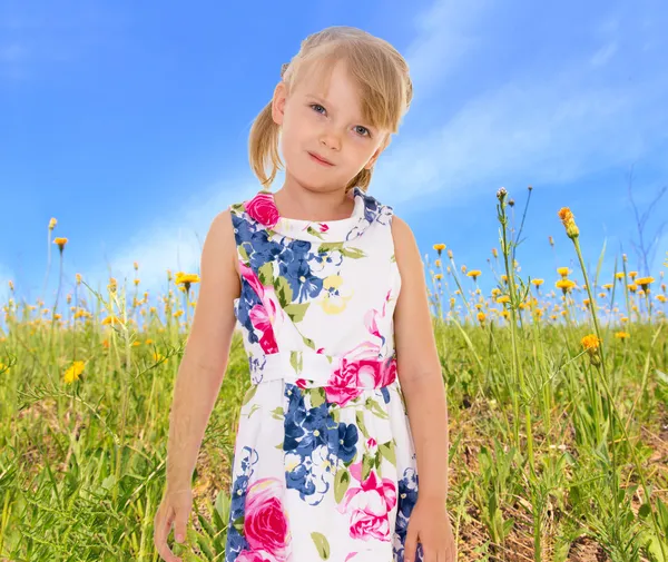 Charming little girl — Stock Photo, Image