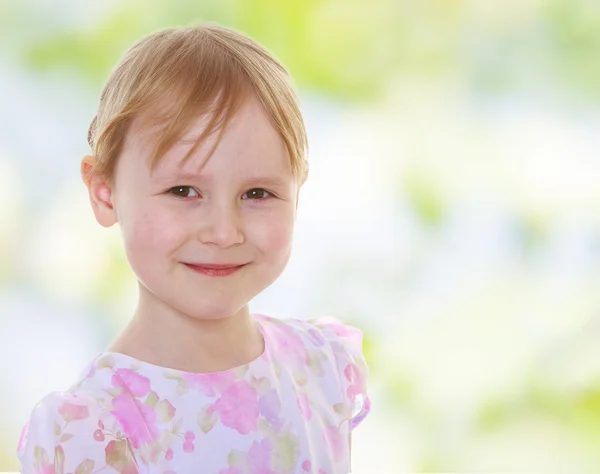 Little blond girl — Stock Photo, Image