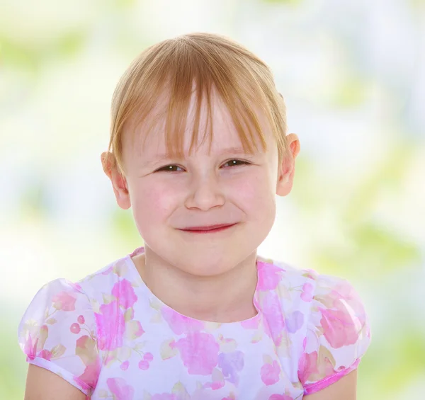 Little blond girl — Stock Photo, Image